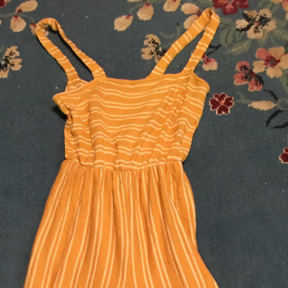 Jumpsuit with cropped ankles at the bottom